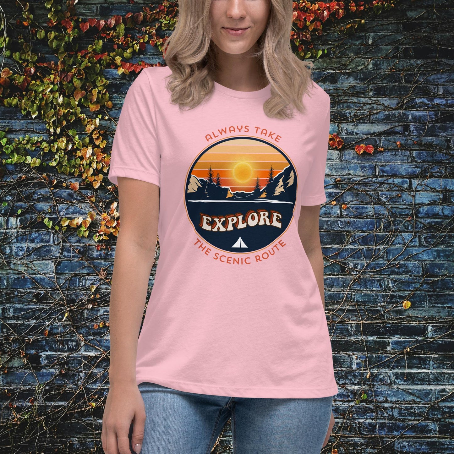 Always Take The Scenic Route Women’s Relaxed T-Shirt