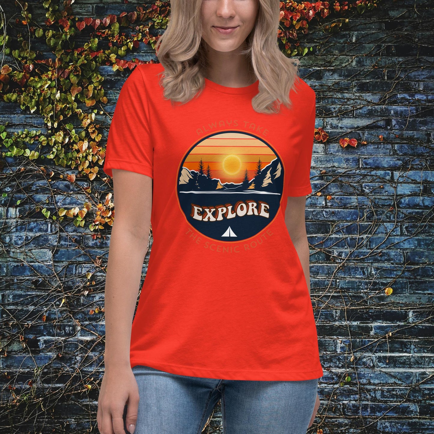 Always Take The Scenic Route Women’s Relaxed T-Shirt