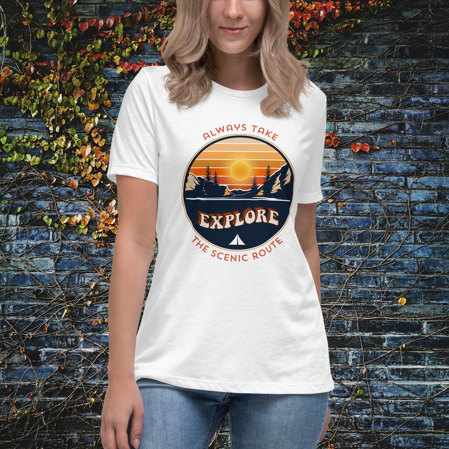 Always Take The Scenic Route Women’s Relaxed T-Shirt